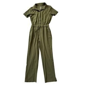 Girlfriend Collective Jumper/overalls, Olive/Army green, Small